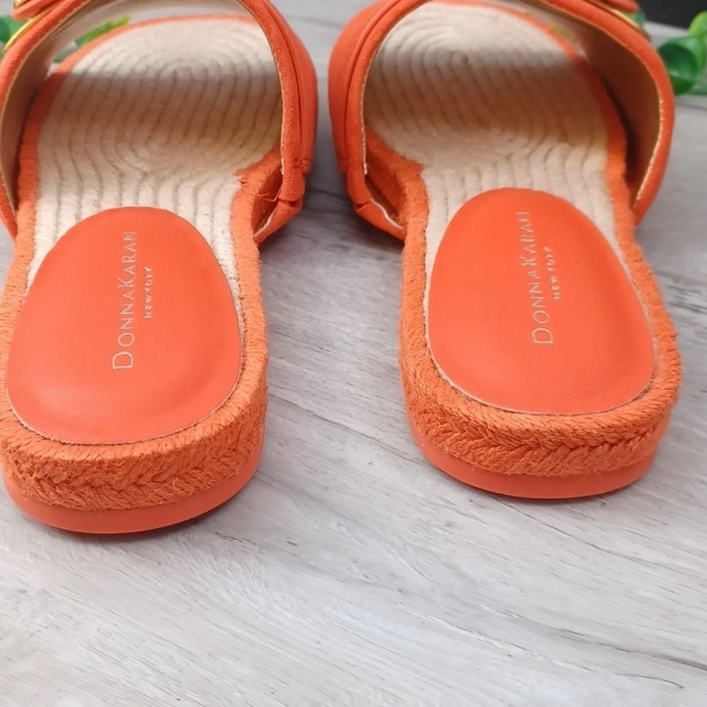 Donna Karan Taci Flat Slide NIB